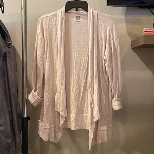 Womens tan cardigan, size small